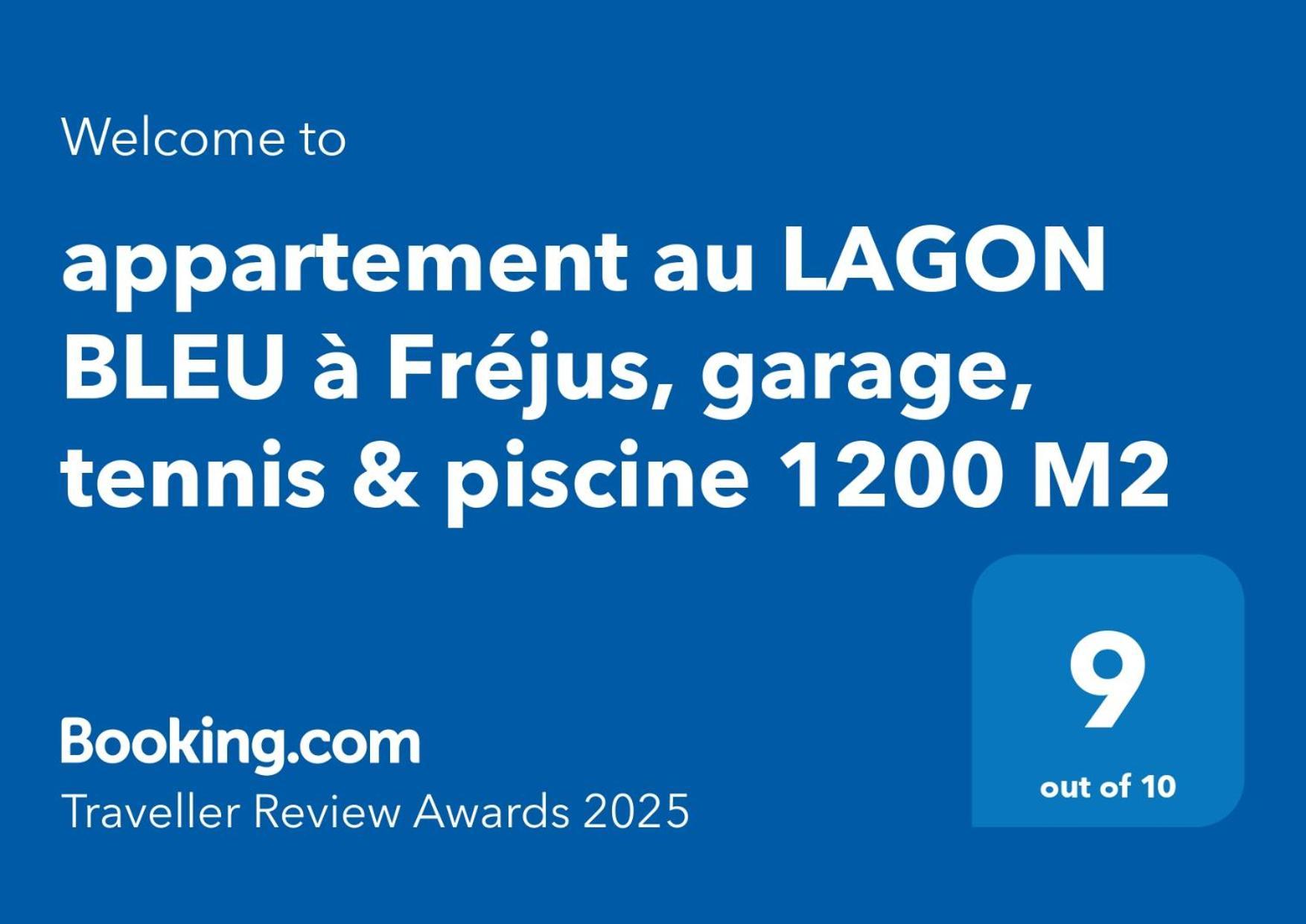 Appartement Au Lagon Bleu A Frejus, Garage, Tennis & Piscine 1200 M2 Εξωτερικό φωτογραφία